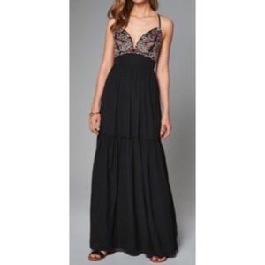 Abercrombie Embroidered Maxi Dress